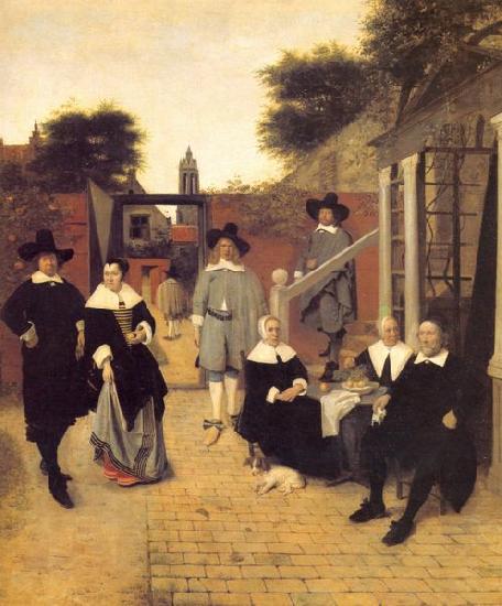 Pieter de Hooch Hollandische Familie China oil painting art